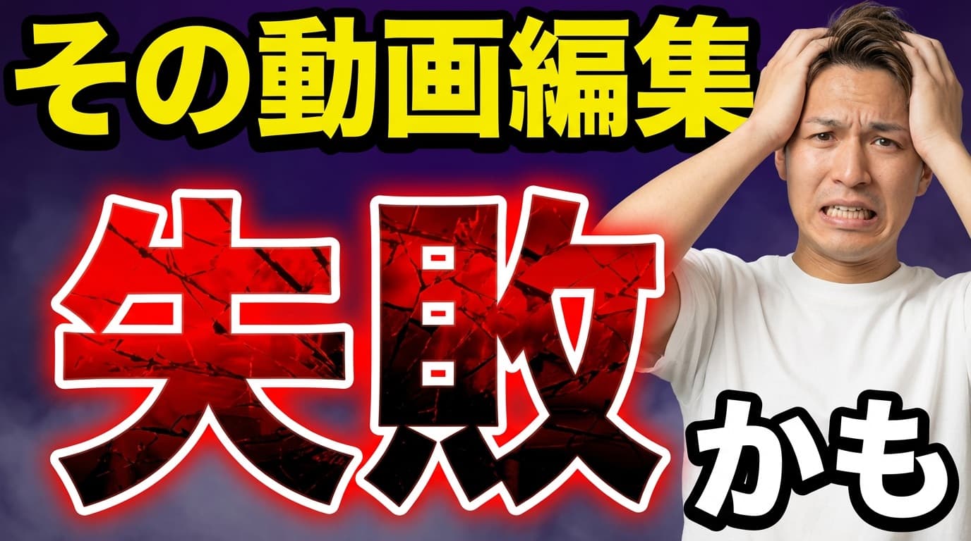 ネガティブインパクト（困り顔・紫背景）